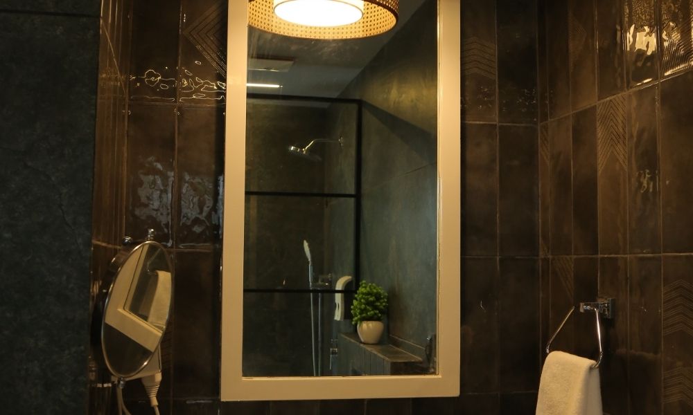 Outdoor bar and lounge area at Akashganga Heritage Hills - Euphoriaa Realty