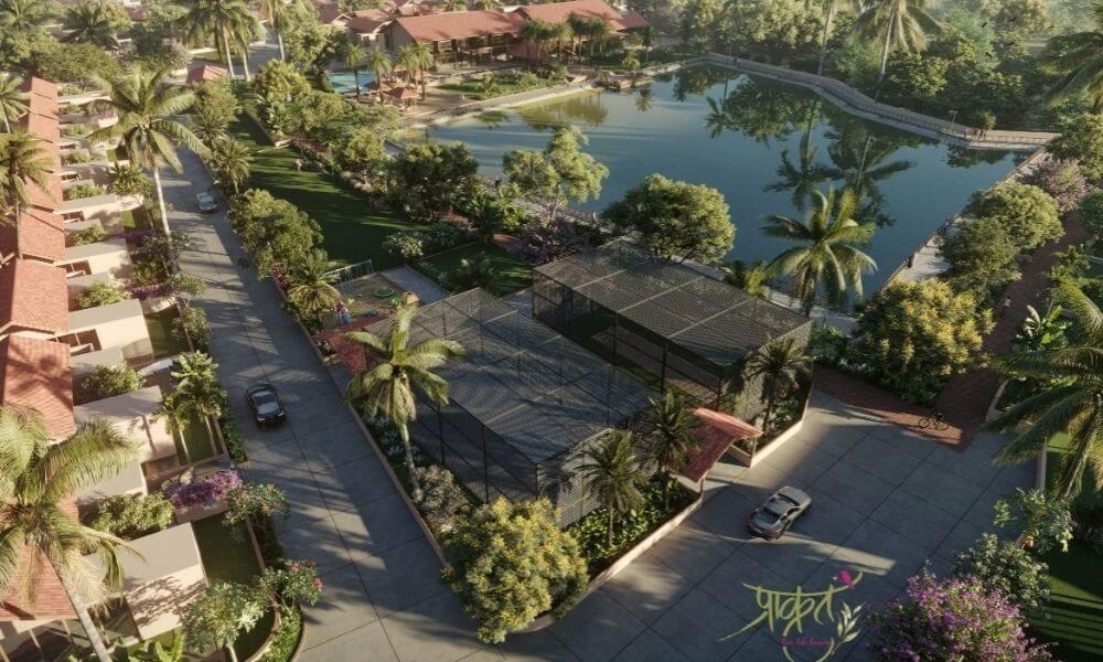Outdoor adventure and wellness center at Parvam near Thol Lake. - Euphoriaa Realty