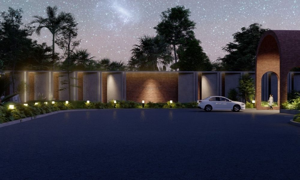 Scenic view of natural lakes surrounding Parvam villas in Ahmedabad. - Euphoriaa Realty