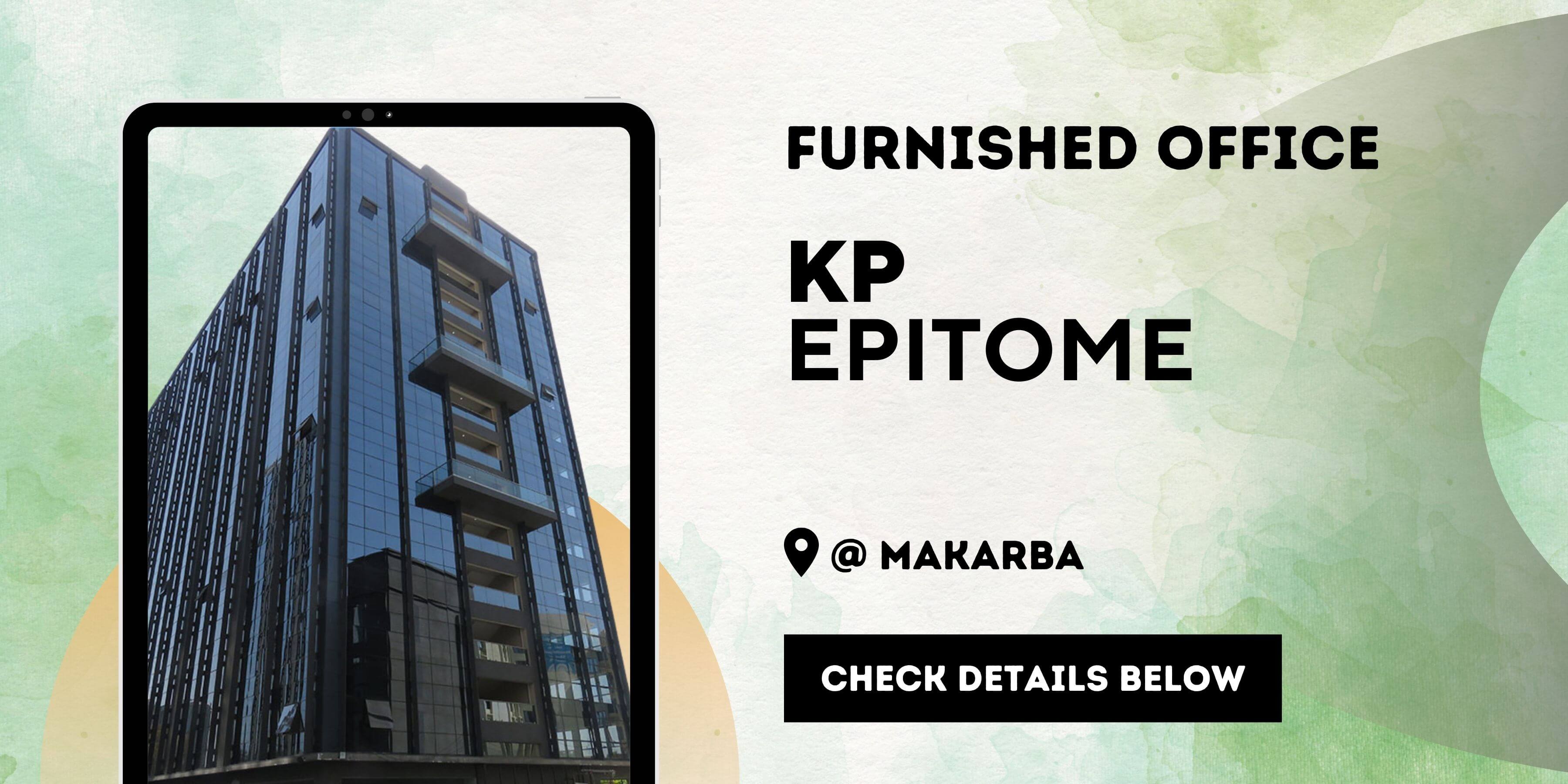 furnished Office Space for Rent | K.P. Epitome | S.G. Highway | Ahmedabad